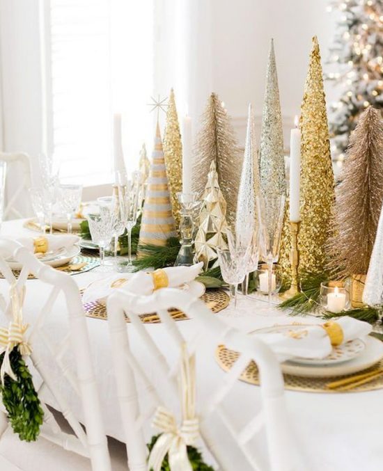 Table de Noël blanche mes idées déco My Blog Deco