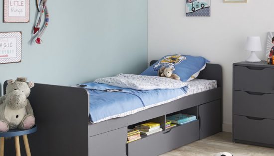 deco chambre garçon gris