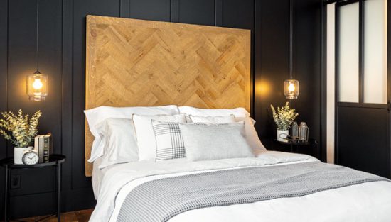 deco chambre moderne noir