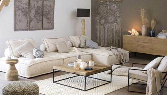 deco salon moderne cocooning