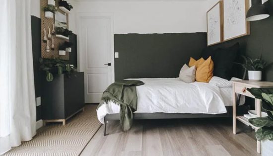 deco moderne vert kaki