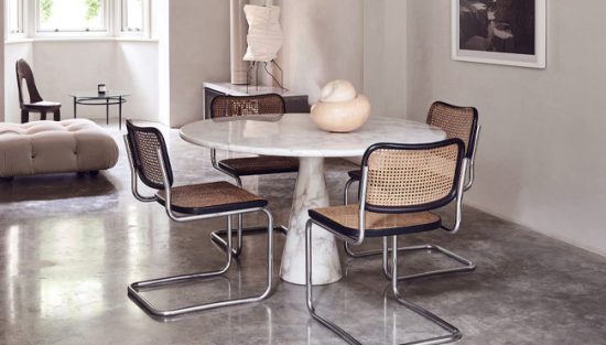 deco salle a manger marbre