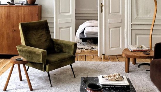 fauteuil vert kaki