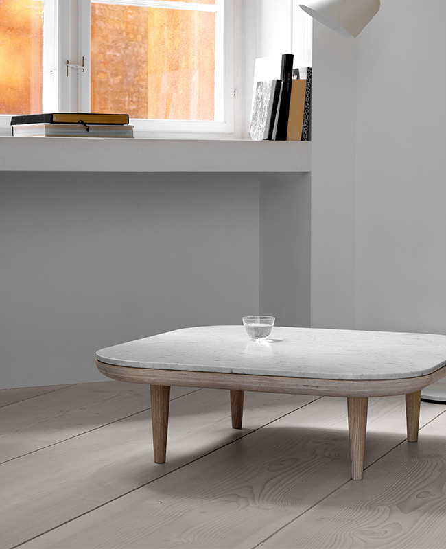 table basse carrée marbre bois
