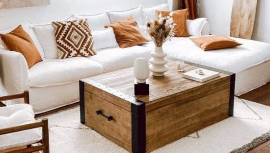 table basse coffre