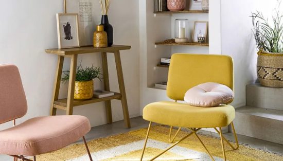 fauteuil jaune