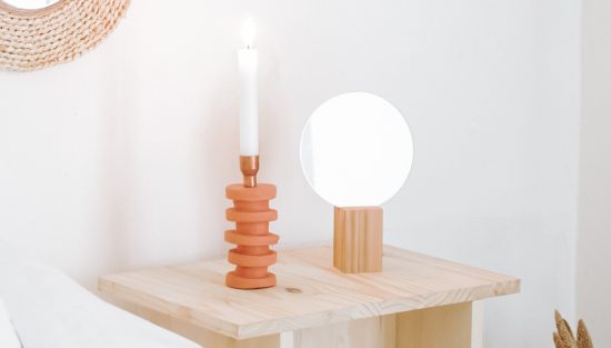 miroir rond sur pied tuto déco diy