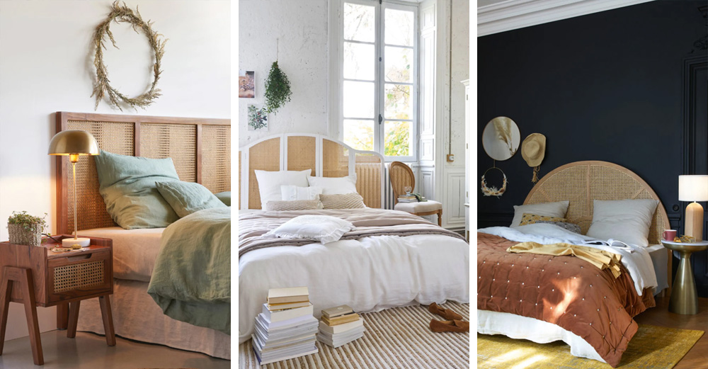 9 têtes de lit en cannage pour la chambre | My Blog Deco
