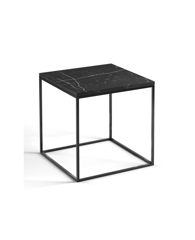 table appoint marbre noir