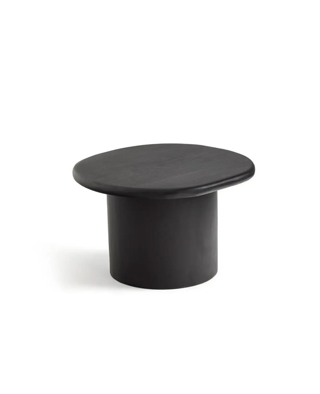 table basse moderne noir bois