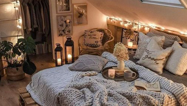 deco chambre cocooning bois