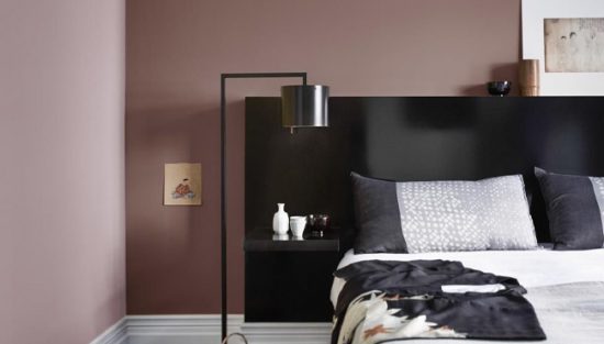 deco chambre rose noir