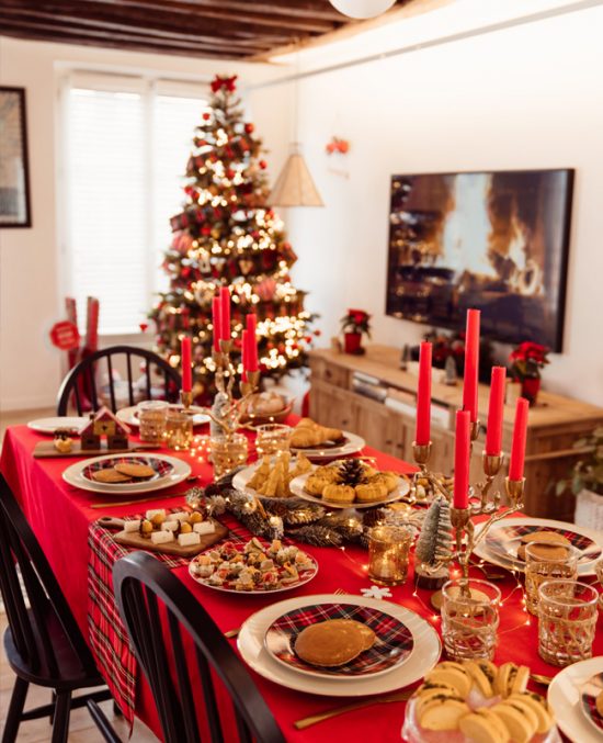 Comment associer le rouge et l’or pour la déco de la table de Noël ? My Blog Deco