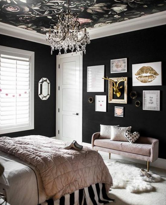 3 idées pour une déco en noir et rose dans la chambre My Blog Deco