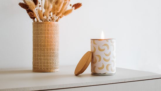 bougie banane tuto deco diy