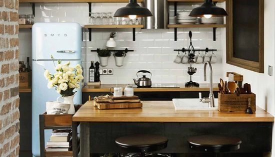 deco cuisine industrielle vintage