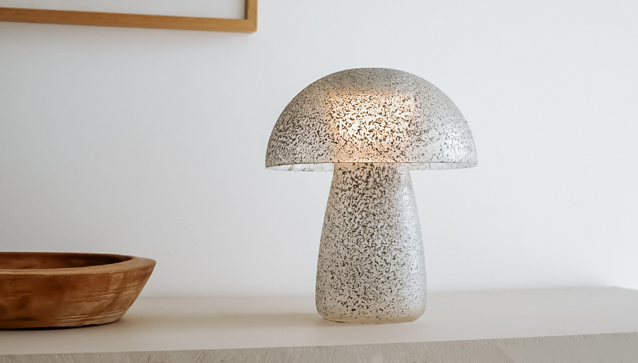 Ikea Hack lampe champignon mouchetée