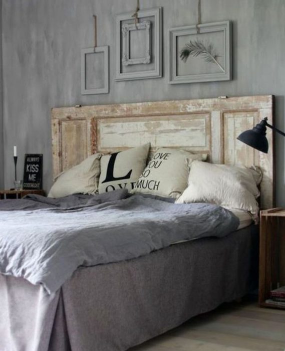 deco chambre campagne cocooning gris
