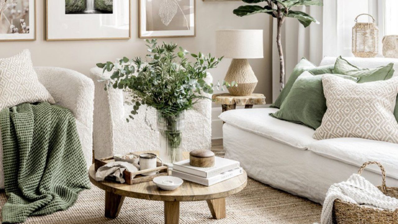 Adopter une décoration de salon beige et bois – Blog BUT