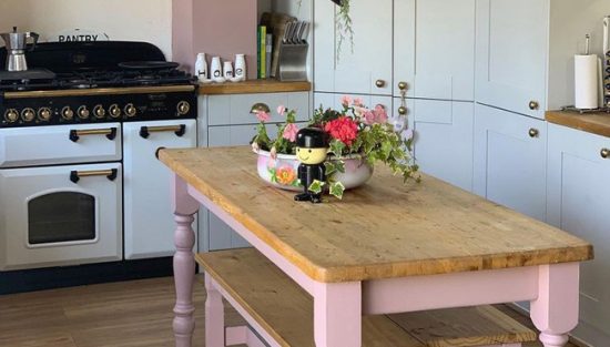 deco cuisine vintage rose