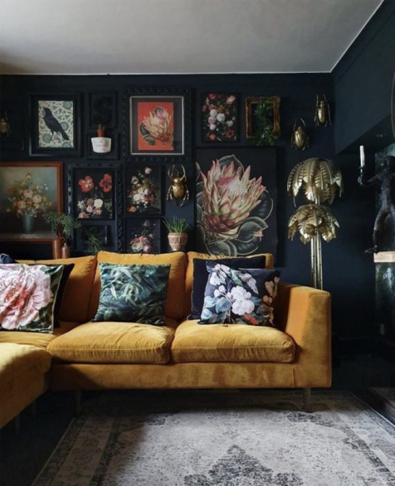 Une déco en jaune et noir dans le salon | My Blog Deco