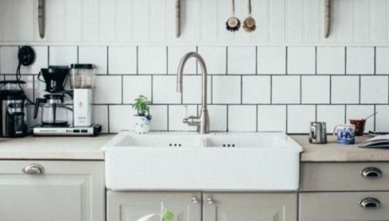 deco cuisine gris blanc