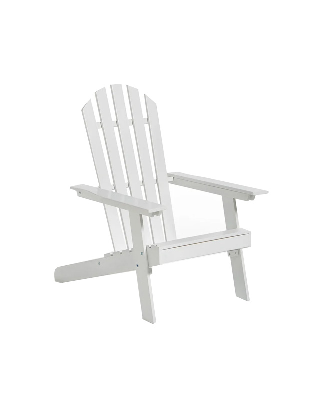 fauteuil jardin bord de mer bois blanc