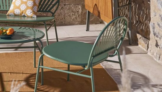 fauteuil jardin metal