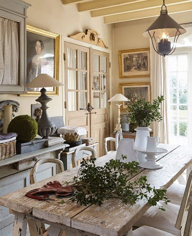 Une déco maison de campagne autour du bois | My Blog Deco