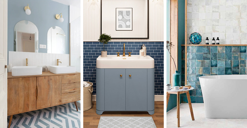 Associer le blanc et le bleu dans la déco de la salle de bain | My Blog