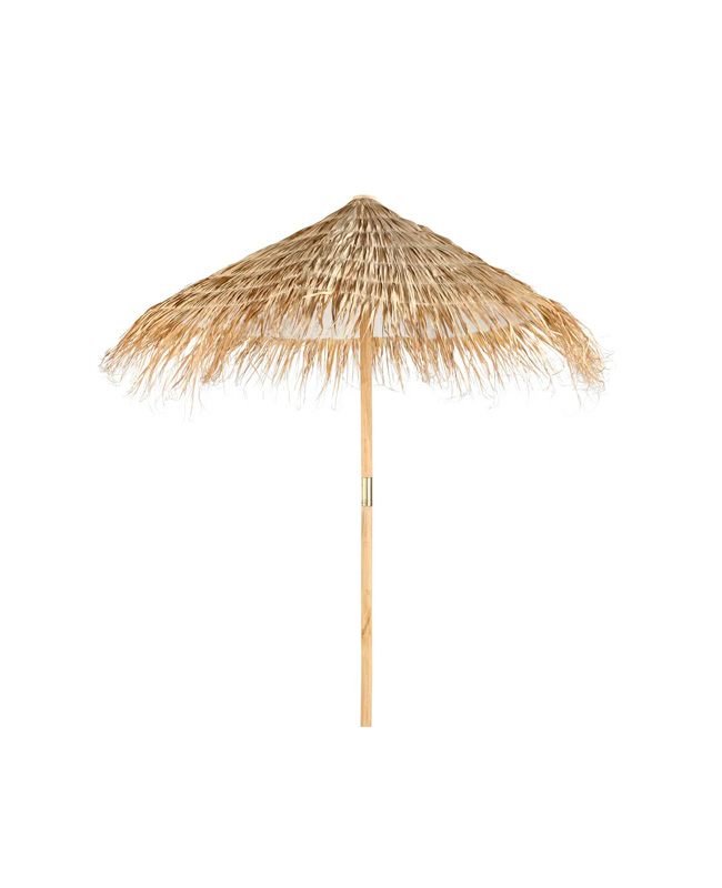 parasol paille tropical