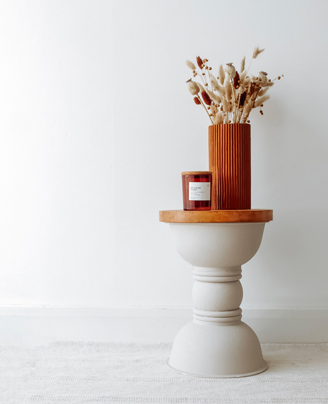Tuto Déco : La table d’appoint moderne | My Blog Deco