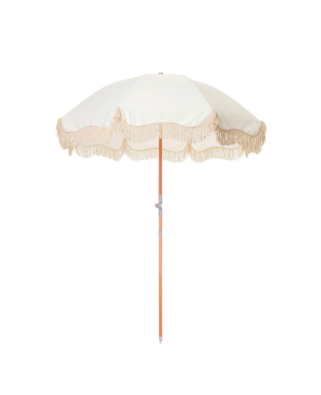 parasol blanc campagne