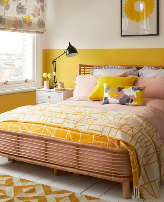 Du jaune pour décorer la chambre à coucher | My Blog Deco