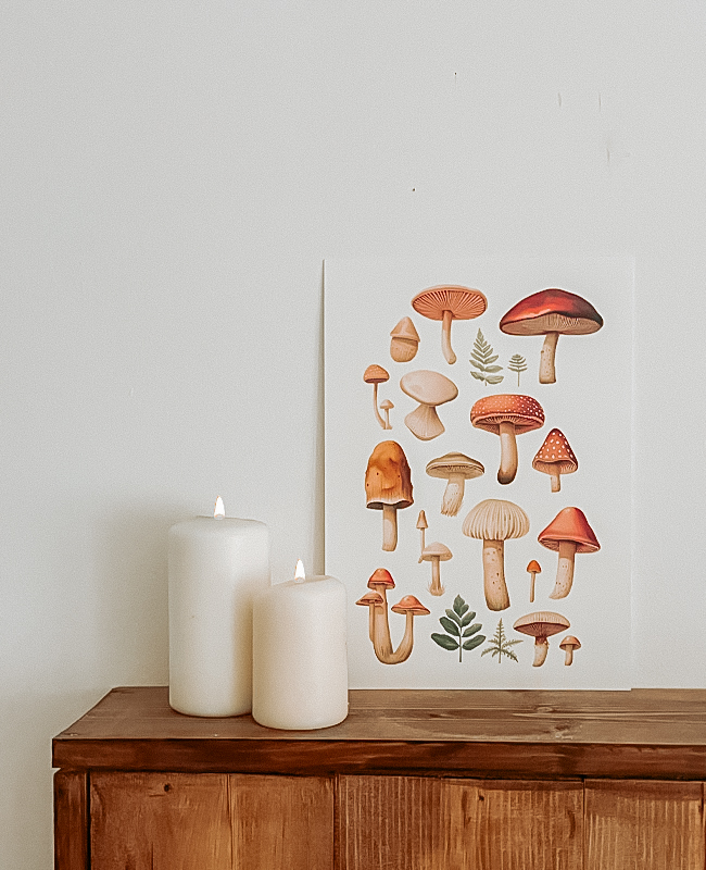 affiche champignon a imprimer printable