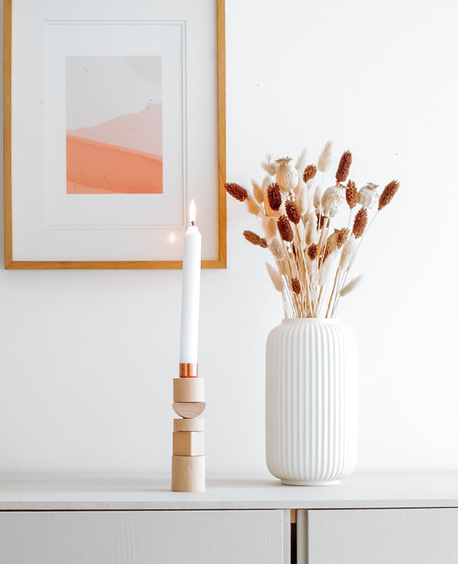 Tuto déco : Le bougeoir moderne rond | My Blog Deco