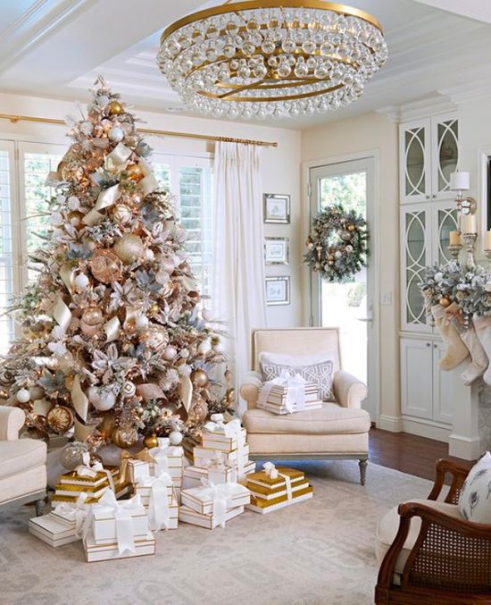 Comment créer une déco de Noël en blanc et or ? | My Blog Deco