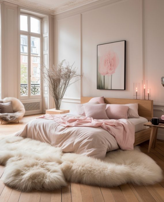 deco chambre rose cocooning