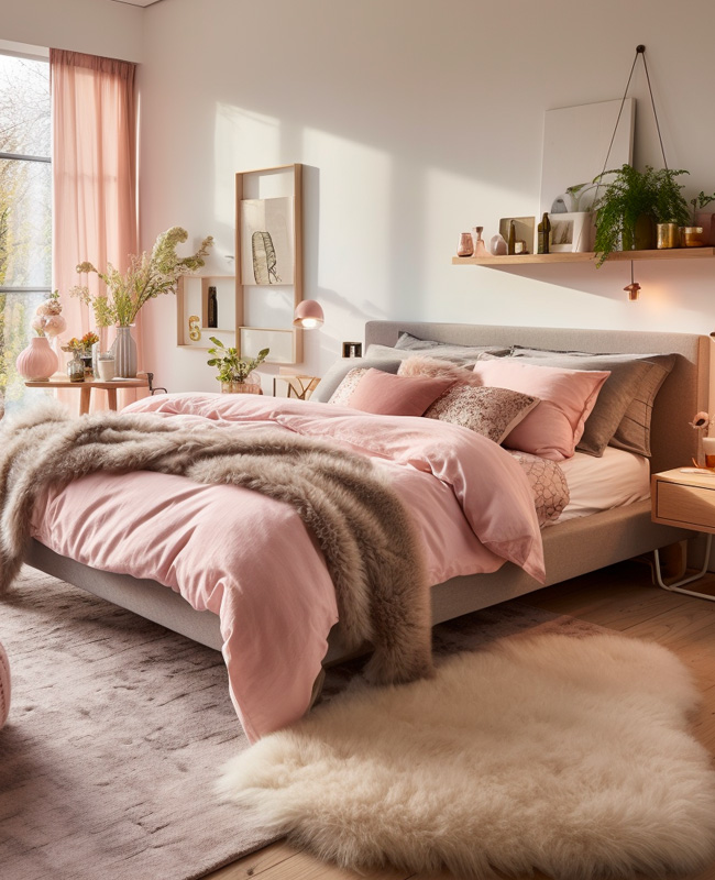 Du rose pour une déco cocooning | My Blog Deco