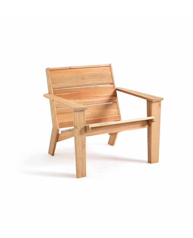 fauteuil jardin bois scandinave