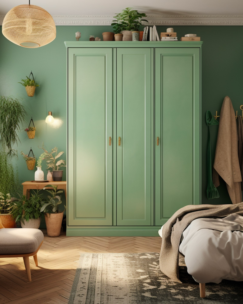 Une armoire verte dans ma déco | My Blog Deco