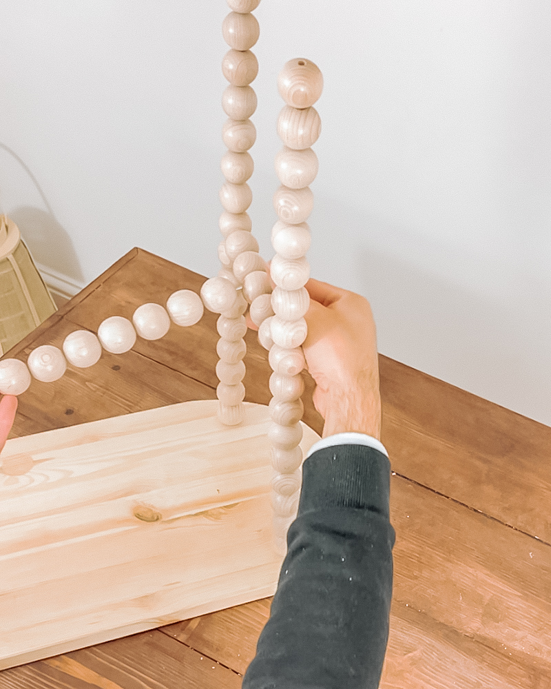 Tuto Déco : La table d'appoint en perles de bois | My Blog Deco