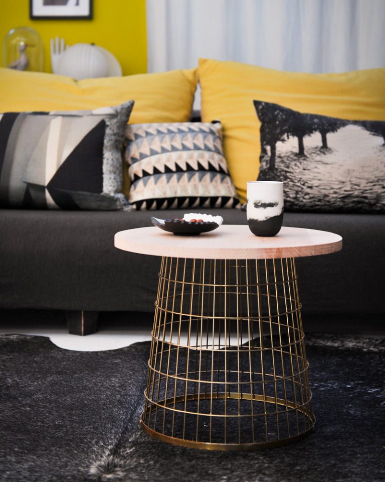 Tuto Déco : La table d'appoint en perles de bois | My Blog Deco
