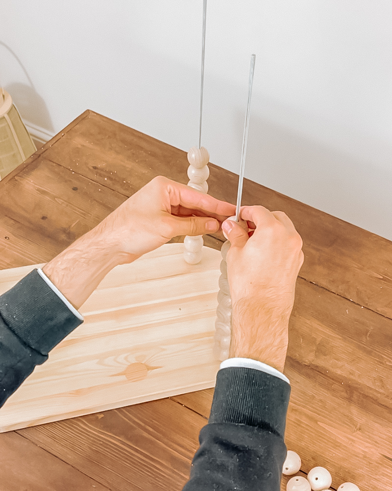 Tuto Déco : La table d'appoint en perles de bois | My Blog Deco
