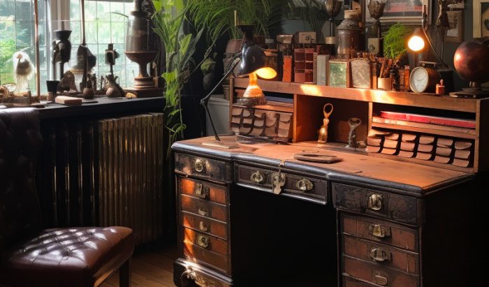 Un bureau à la déco vintage | My Blog Deco