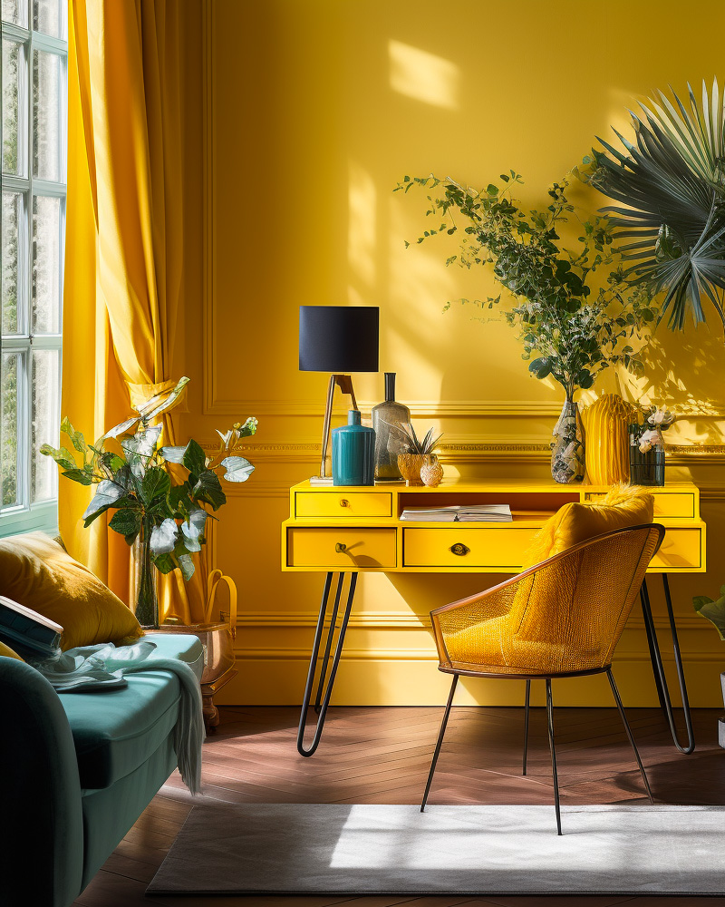 Une chaise jaune pour une déco colorée | My Blog Deco