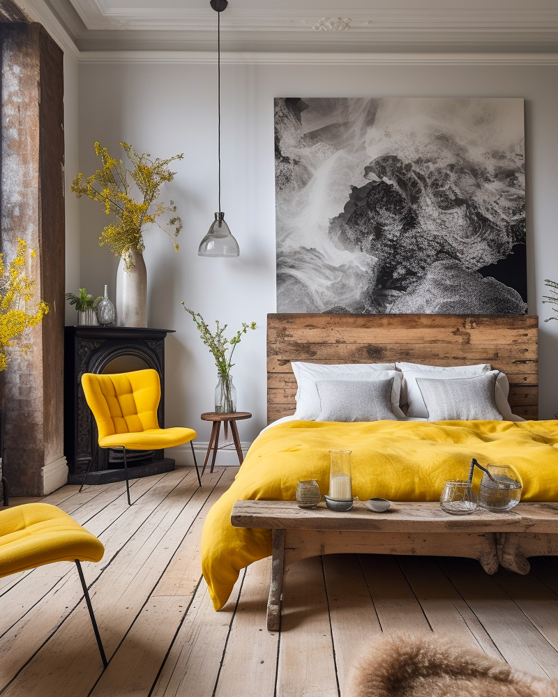 Une chaise jaune pour une déco colorée | My Blog Deco