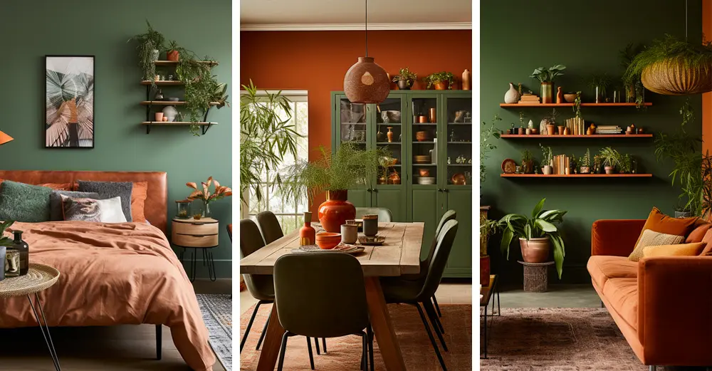 Une déco en terracotta et vert kaki | My Blog Deco