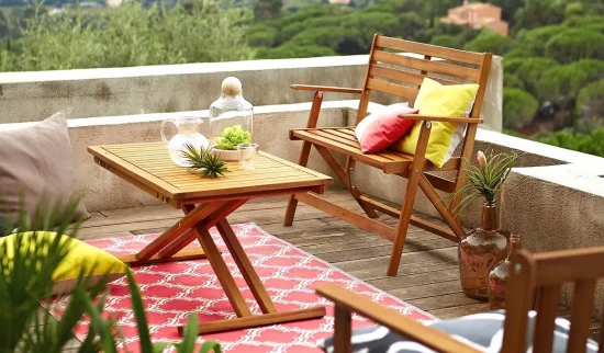 table basse jardin pliante