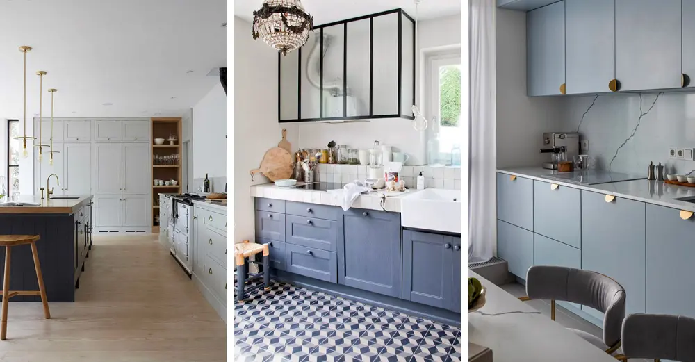 Une déco en gris et bleu dans la cuisine | My Blog Deco